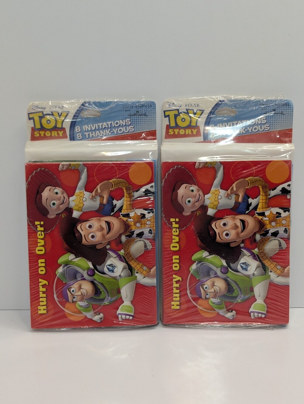 NOS Disney Pixar Birthday Invitations & Thank You Cards Hallmark Toy Story